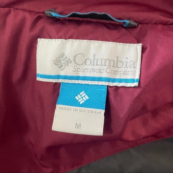 Columbia Eggplant Purple Snow Eclipse Mid Jacket Winter Fall Coat Size M - Picture 7 of 7